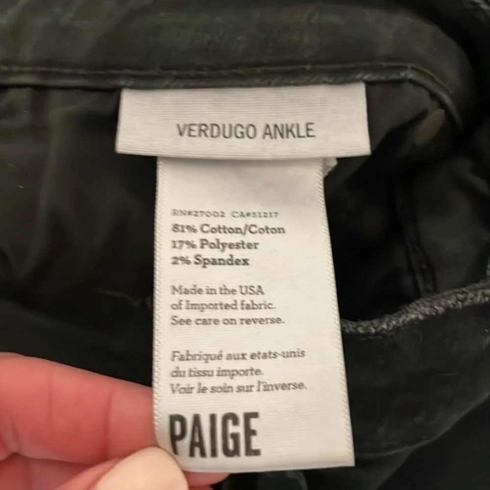 Paige Black Verdugo Ankle Skinny Jeans - Picture 8 of 9